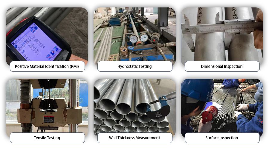 seamless steel pipe quality control